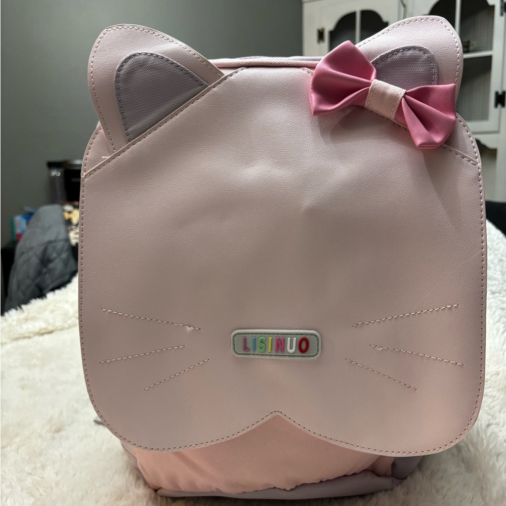 Lisinuo Kitty Backpack with Elastic Force. NWT